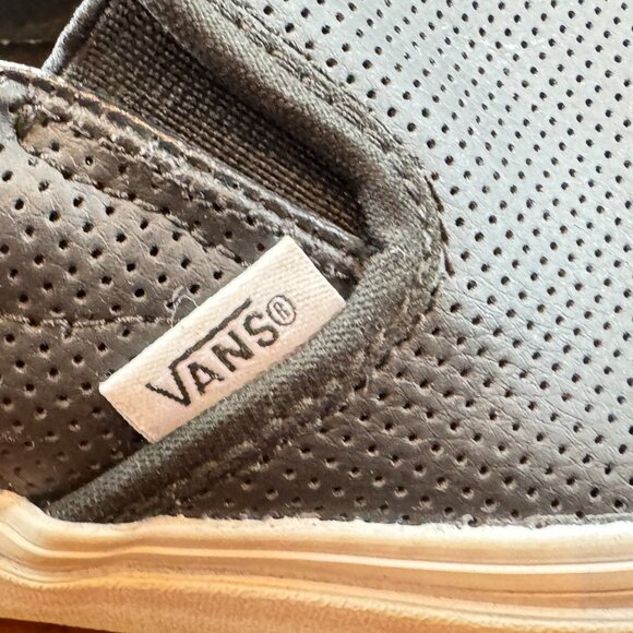 Vans Asher Black Slip-On Sneaker Shoe - Picture 10 of 12